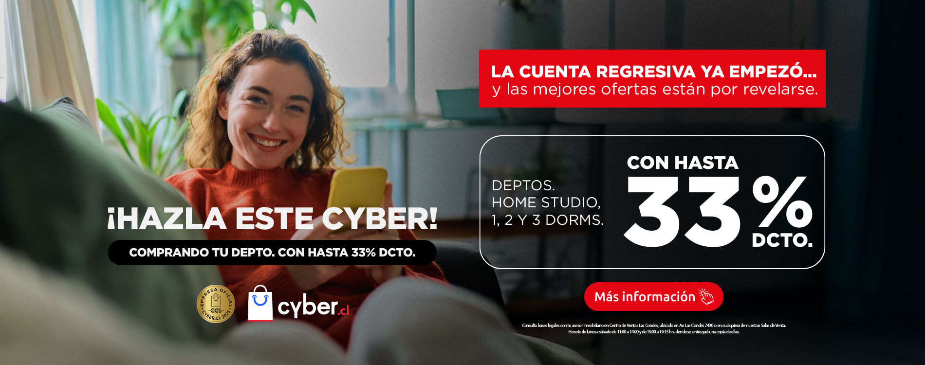 El Cyber Day 2025 llegó con oportunidades únicas para quienes buscan su primer departamento