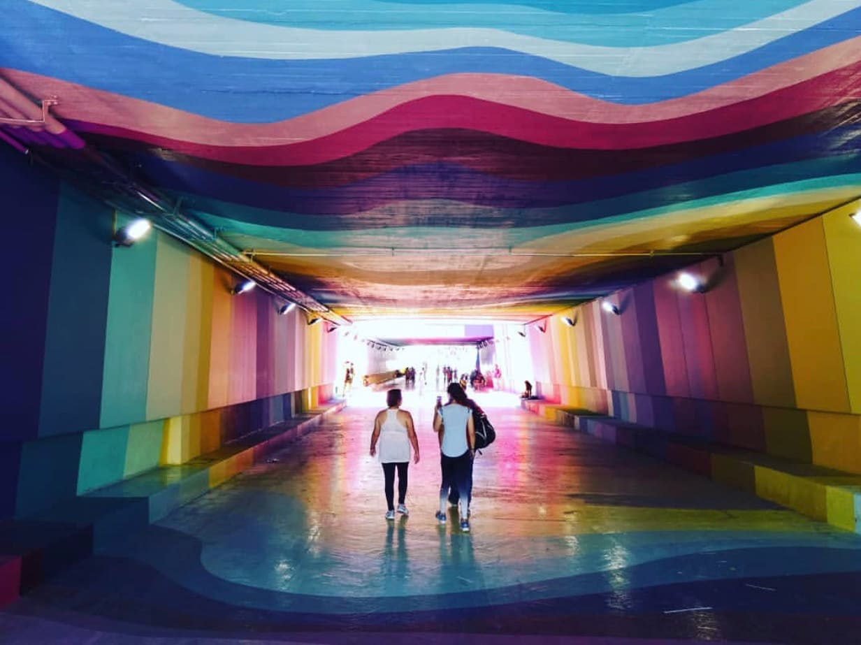 Paseo Bandera, una explosión de color para disfrutar de una caminata