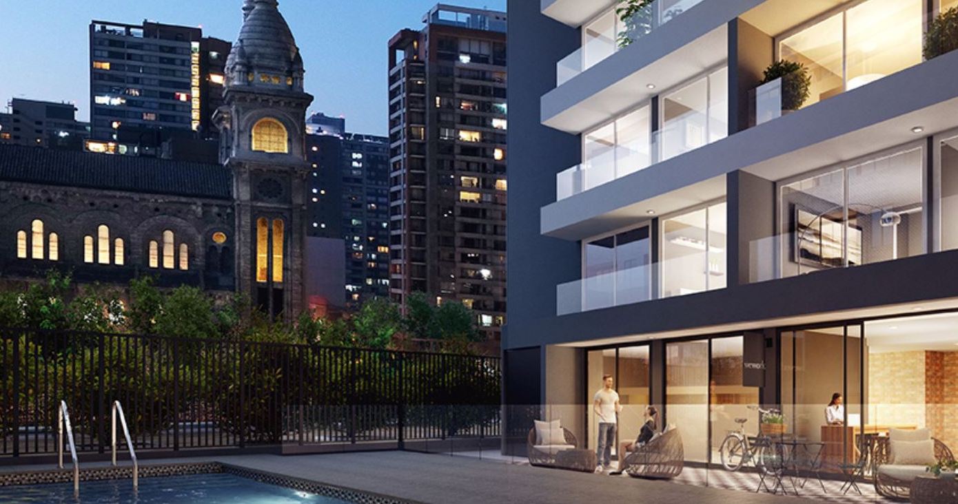 Edificio Mosaic Art: la comodidad de vivir en Santiago Centro